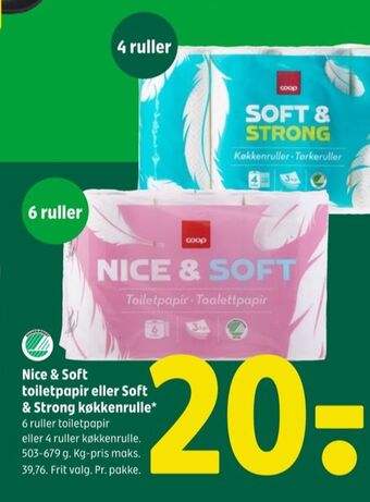 Coop 365 Soft & strong køkkenrulle tilbud