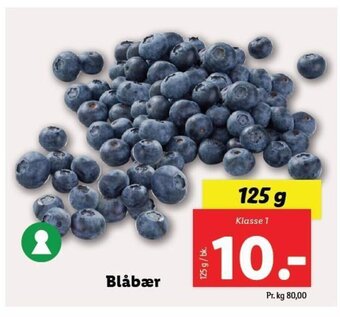 Lidl Blåbær tilbud