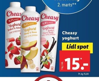 Lidl Cheasy Yoghurt tilbud