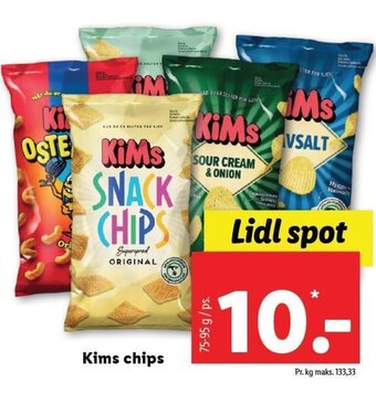 Lidl Kims Chips tilbud