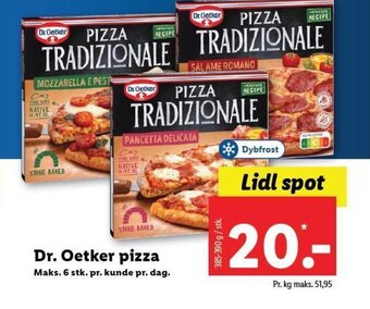 Lidl Dr. Oetker Pizza tilbud