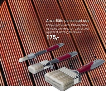 Anza elite penselsæt ude