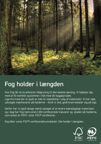 Johannes Fog Fog holder i længden tilbud