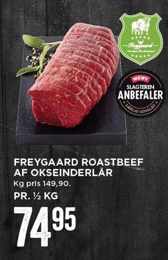 Freygaard roastbeef af okseinderlår