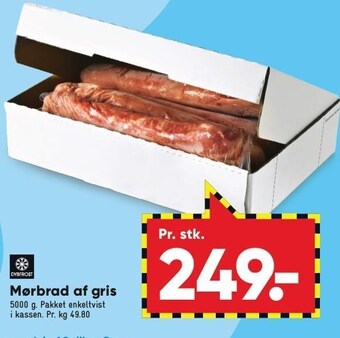 Bilka Mørbrad af gris tilbud