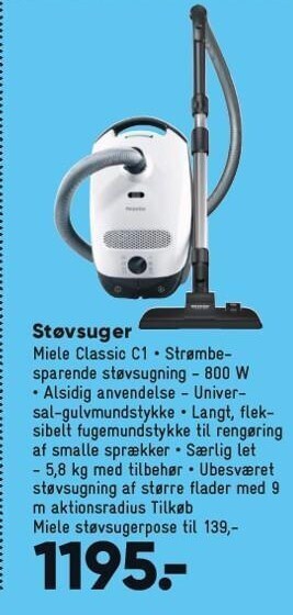 Bilka Støvsuger tilbud