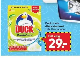 Bilka Duck fresh discs startsæt tilbud