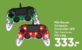 Bilka Ps4 nacon compact controller led tilbud