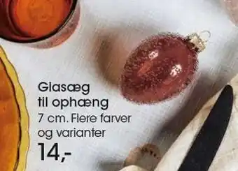 Glasæg til ophæng