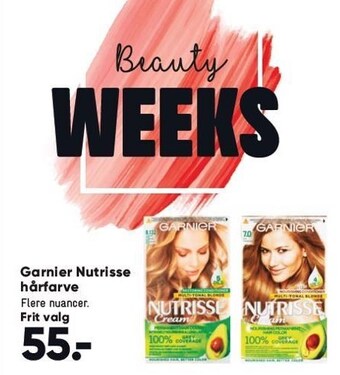Bilka Garnier nutrisse hårfarve tilbud