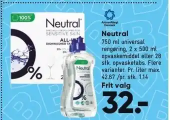 Bilka Neutral tilbud