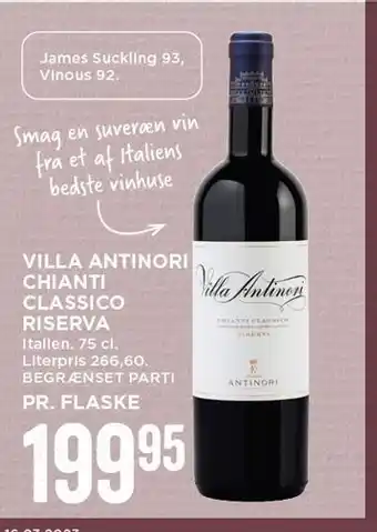 Villa antinori chianti classico riserva