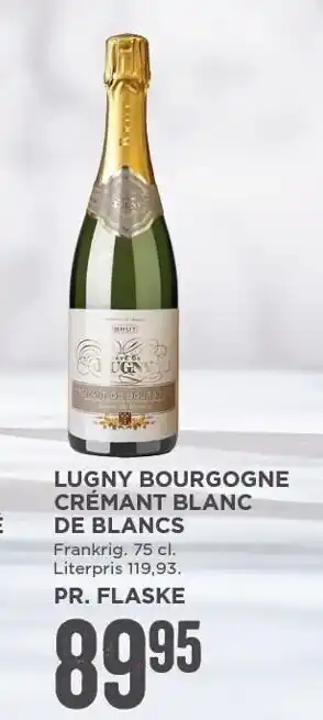 MENY Lugny bourgogne cremant blanc de blancs tilbud