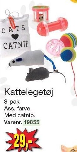 Harald Nyborg Kattelegetøj tilbud