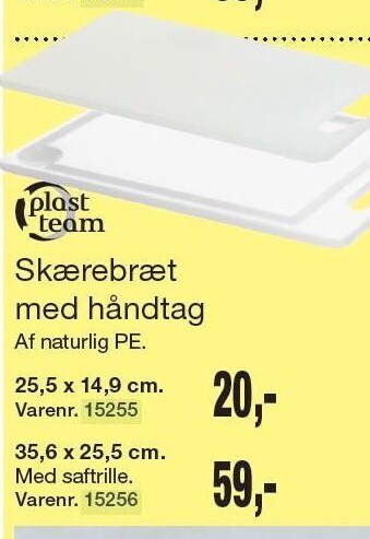 Harald Nyborg Skærebræt m. håndtag tilbud