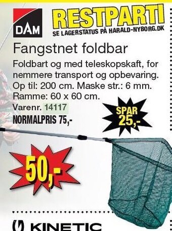 Harald Nyborg Fangstnet foldbar tilbud