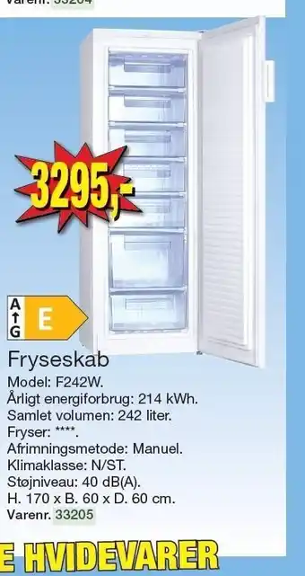 Harald Nyborg Fryseskb tilbud