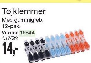 Harald Nyborg Tøjklemmer tilbud