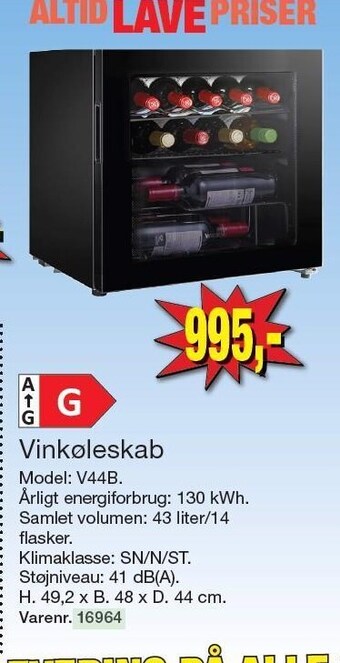 Harald Nyborg Vinkøleskab tilbud