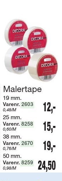 Harald Nyborg Malertape tilbud