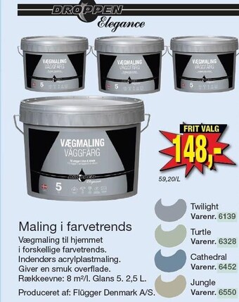 Harald Nyborg Maling i farvetrends tilbud