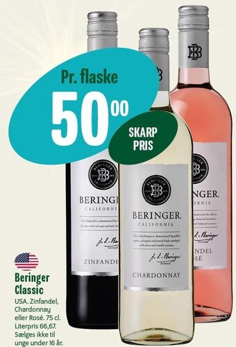Min Købmand Beringer classic tilbud