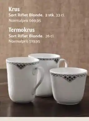Kop & Kande Krus el. termokrus tilbud