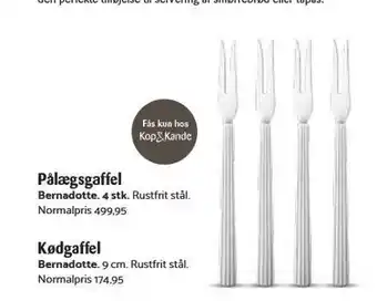 Kop & Kande Pålægsgaffel el. kødgaffel tilbud