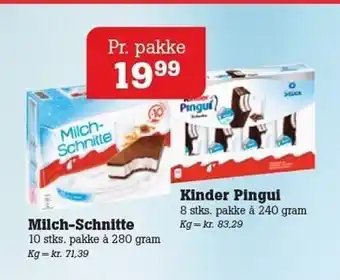 Poetzsch Padborg Milch-schnitte el. kinder pingui tilbud