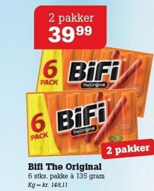 Poetzsch Padborg Bifi the original tilbud