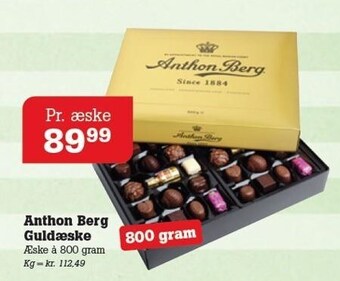Poetzsch Padborg Anthon berg guldæske tilbud