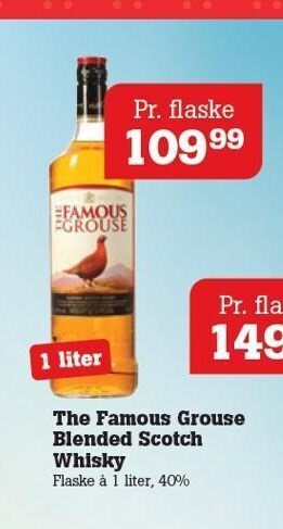 Poetzsch Padborg The famous grouse blended scotch whisky tilbud