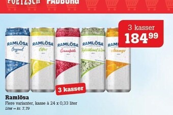 Poetzsch Padborg Ramlösa tilbud