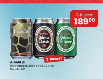 Poetzsch Padborg Albani øl tilbud