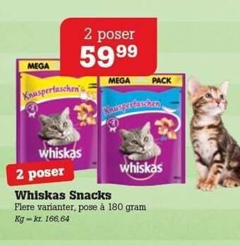 Poetzsch Padborg Whiskas snacks tilbud