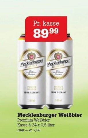 Poetzsch Padborg Mecklenburger weissbier tilbud