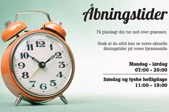 Åbningstider