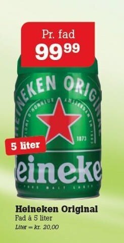 Poetzsch Padborg Heineken original tilbud
