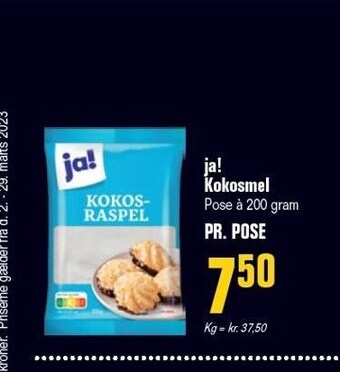 Poetzsch Padborg Ja! kokosmel tilbud