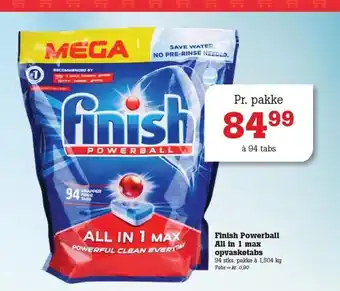 Poetzsch Padborg Finsh powerball all in 1 max opvasketabs tilbud