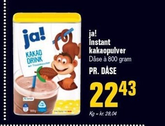 Poetzsch Padborg Ja! instant kakaopulver tilbud