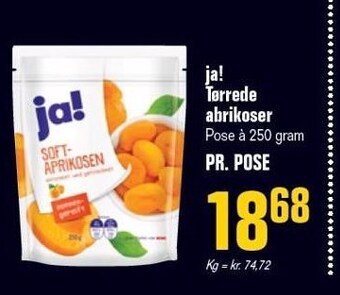 Poetzsch Padborg Ja! tørrede abrikoser tilbud