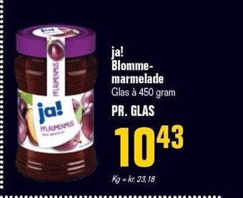 Ja! blomme marmelade