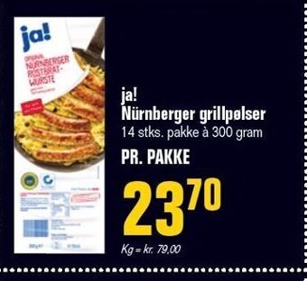 Poetzsch Padborg Ja! nürnberger grillpølser tilbud