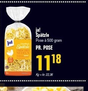 Poetzsch Padborg Ja! spätzle tilbud