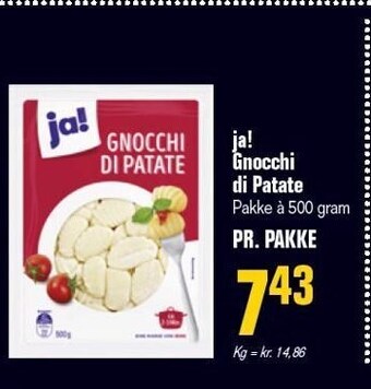 Poetzsch Padborg Ja! gnocchi di patate tilbud
