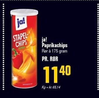 Poetzsch Padborg Ja! paprikachips tilbud