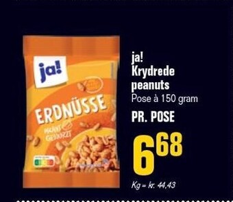 Poetzsch Padborg Ja! krydrede peanuts tilbud