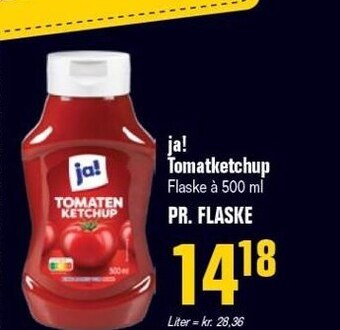 Poetzsch Padborg Ja! tomatketchup tilbud
