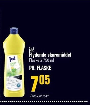 Ja! flydende skuremiddel